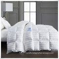 100% Cotton All Seasons White Stripe Comforter Insert for Hotel